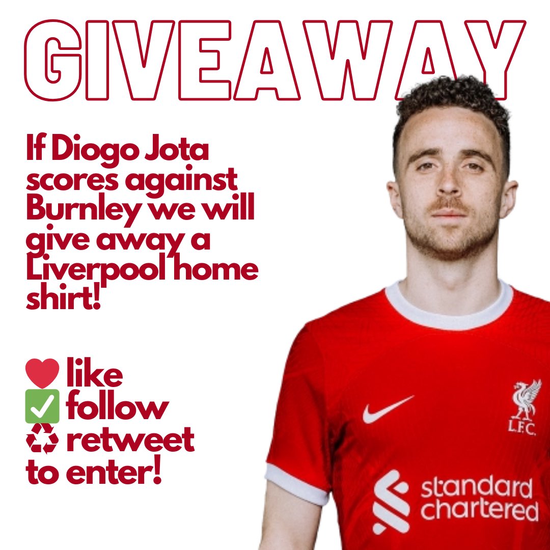 We’re giving away a brand new Liverpool home shirt on our socials this weekend!