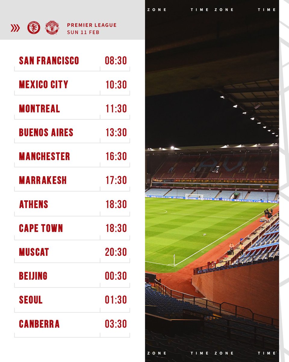 ManUtd's tweet image. Where are you backing the Reds from? 🌎

#MUFC || #AVLMUN