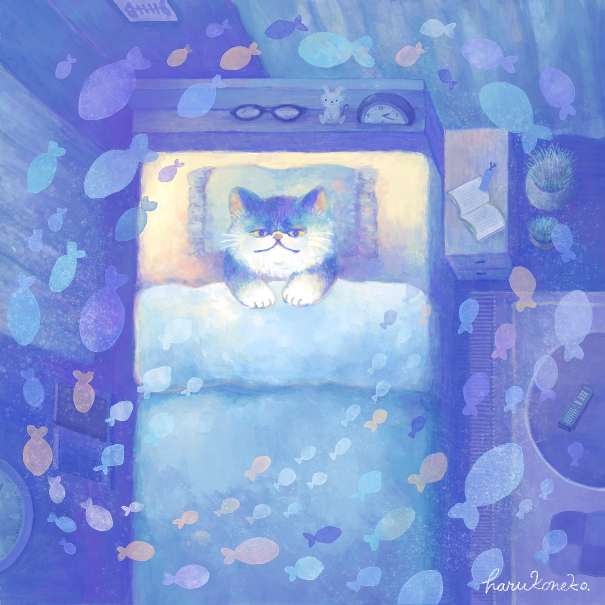 harukoneko_art's tweet photo. #見た人もなにか無言で夜をあげる https://t.co/eus96wwzRb