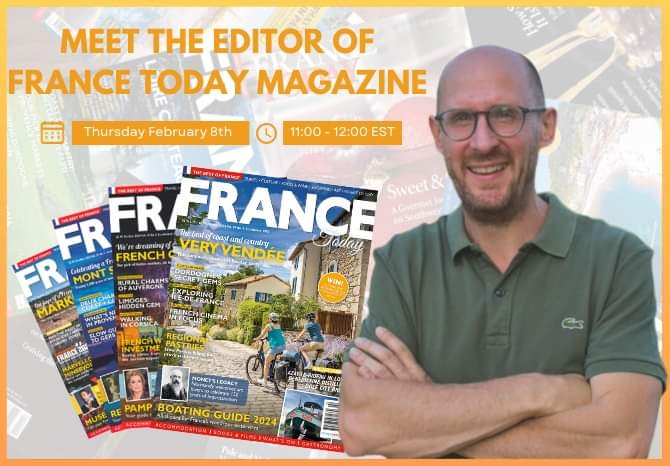 Tomorrow at 11am (EST) Editor Justin Postlethwaite will be joining us to celebrate 200 issues of the magazine 🥳 The webinar will have a Q&amp;A section and take you behind the scenes of the magazine. Digital Editor Sophie Gardner-Roberts will be hosting 🎤 francetoday.com/france-today-l…