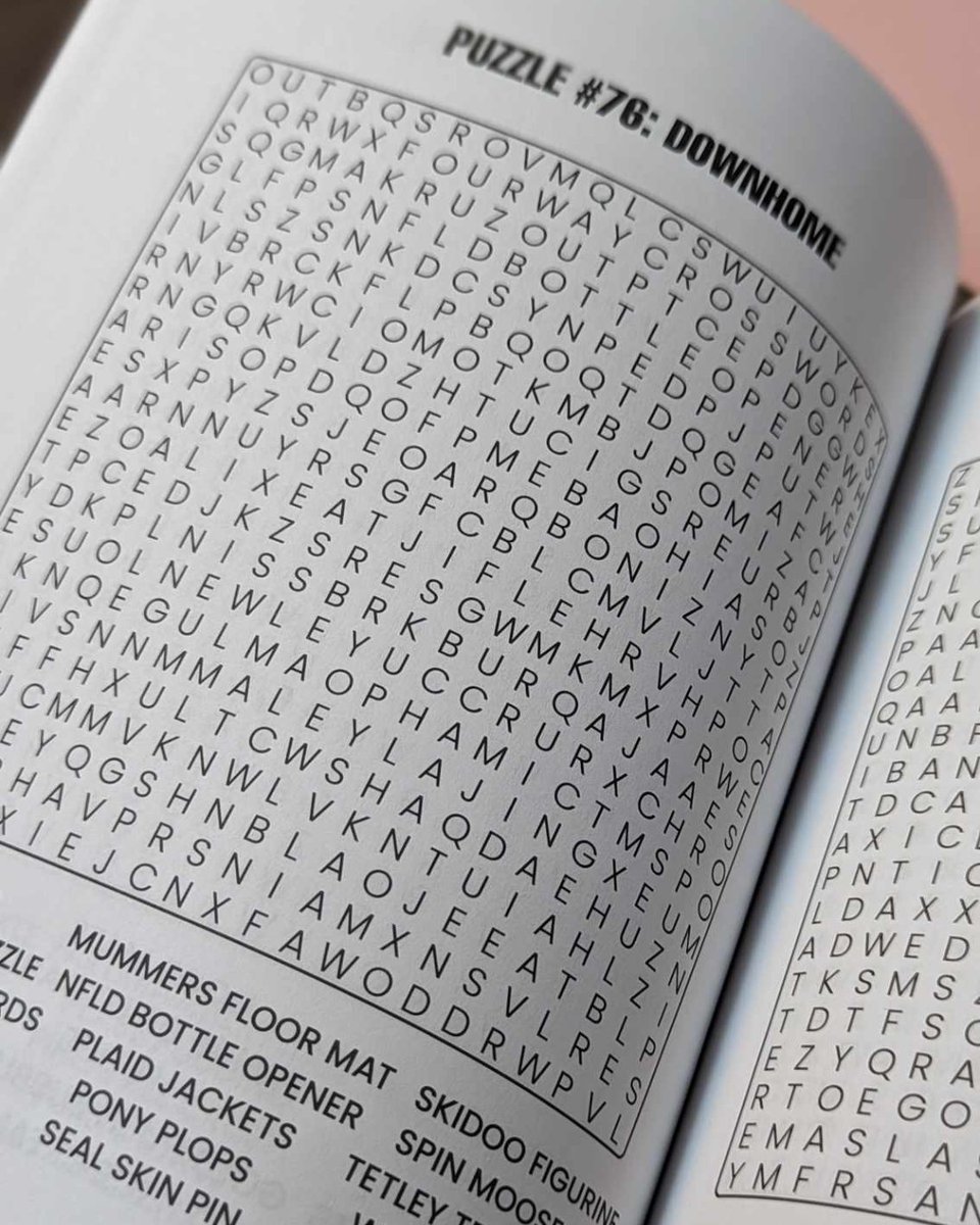 downhomelife's tweet photo. #BestKind, we have our very own word search in the NEW Word Search of Newfoundland and Labrador Volume Three. 🥰🤭

Get your copy in-store or online https://t.co/s0h2SYFXvg! 
#NLPuzzles #NLBooks #LookAtThis #LovesIt #YesBy #Downhome #DownhomeMagazine https://t.co/Q9TsuxaMNt