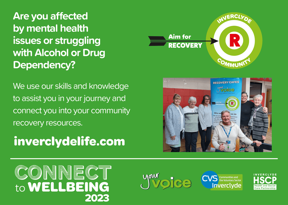 YourVoiceInver's tweet photo. Inverclyde Recovery Community’s groups include sewing for beginners, recovery jam, craft group, Scottish families affected by drugs and alcohol and much more.
Read more: https://t.co/241zvMGb3M
#ConnectToWellbeing #InverclydeCares https://t.co/X5f5TYmhHs