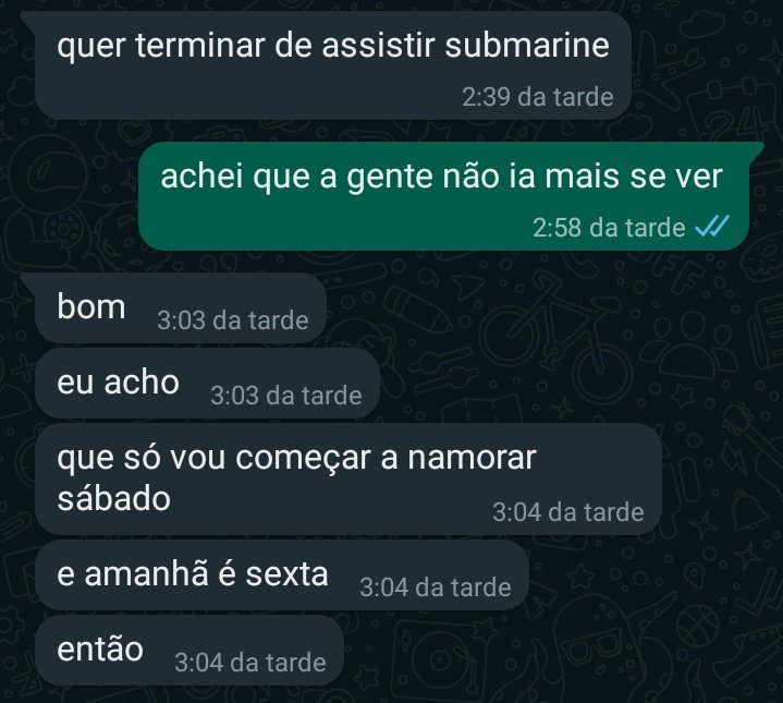 quero deixar minha contribuição porque isso aqui foi absurdo