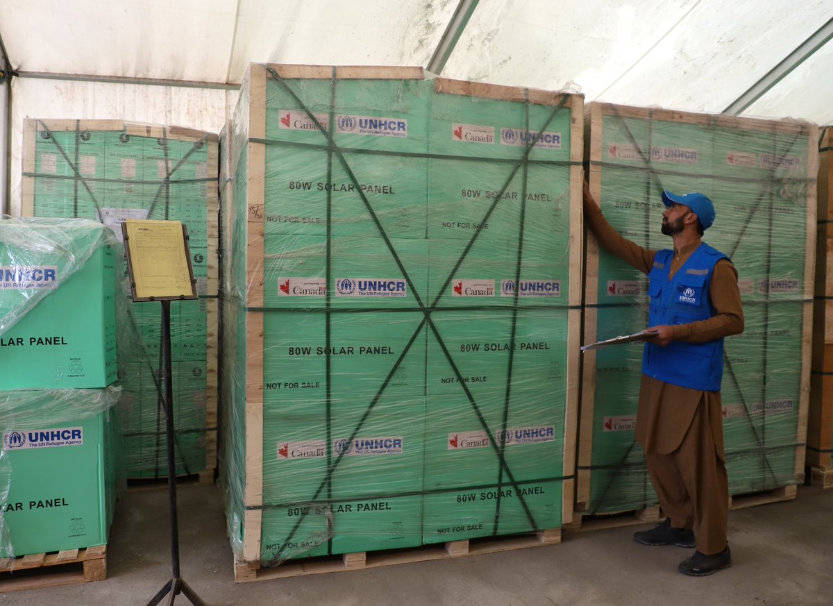 ✅Final check before distribution! 

UNHCR solar power kits will soon be delivered to help over 30,000 refugee families in Pakistan 🇵🇰.

Together with Canada 🇨🇦, we #GofortheGoals to make cleaner and more sustainable environment for refugees. #IDW2024 💪