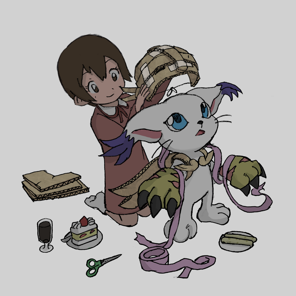 ヒカリとテイルモン
#Digimon