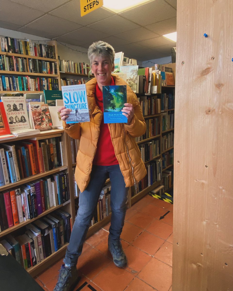 BooksinFram's tweet image. Another joy of running a bookshop- just had a lovely visit from author @debbunt ! Her books, written with Peter Berry on living well with dementia, are on sale in the shop now. #books #reading #dementiaawareness