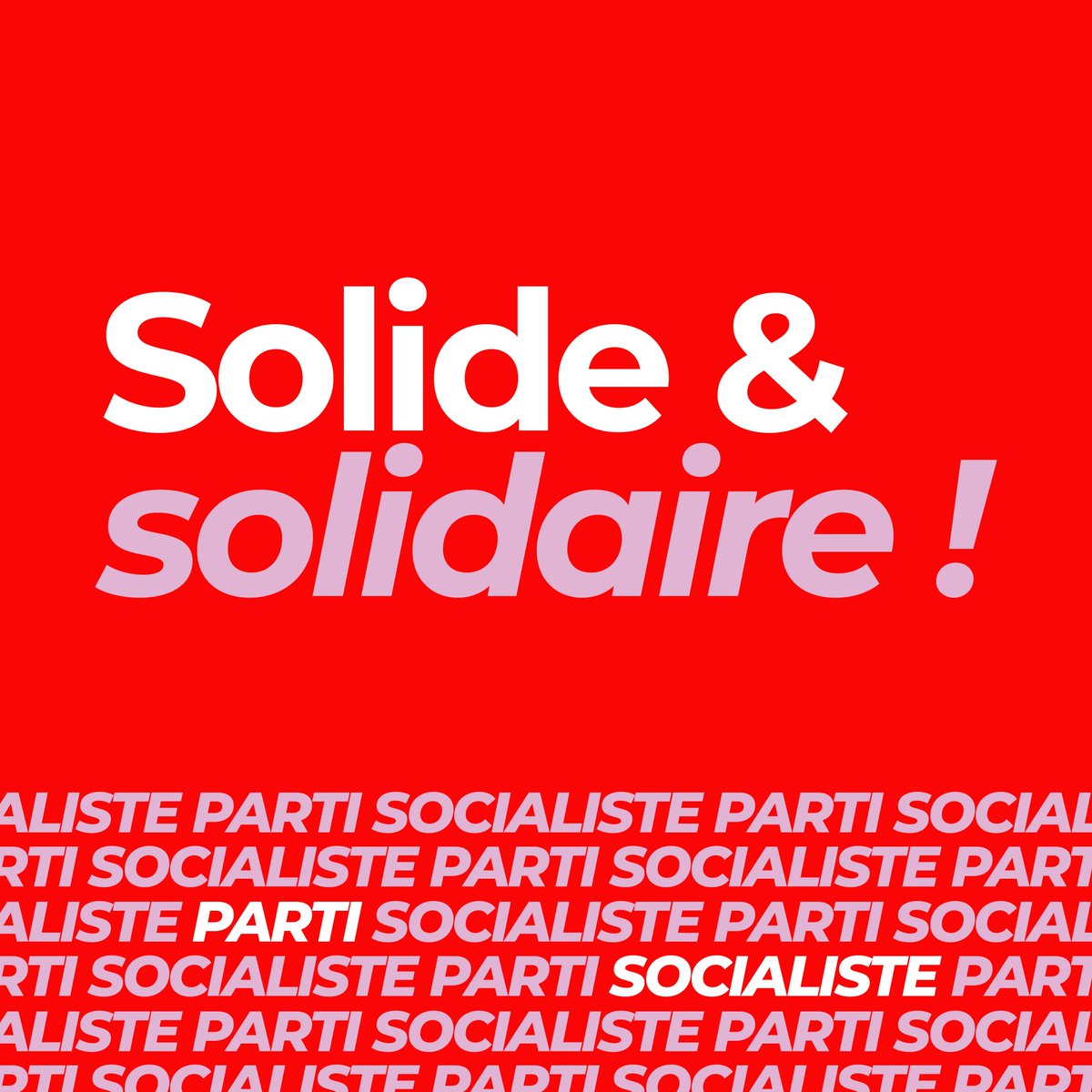 PSofficiel's tweet photo. #SolideetSolidaire #PS2024
🚀 Nous dévoilons notre slogan de campagne : "Solide &amp; solidaire". 
Ensemble, faisons face aux défis de notre société. Pour protéger, soutenir et améliorer la vie de tous, de la jeunesse aux aînés, des travailleurs aux pensionnés
https://t.co/ckloZrFBSf https://t.co/H89qYHXQaR