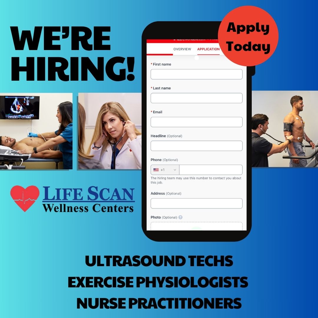 Join our team! apply.workable.com/life-scan-well… #HIRINGNOW ultrasound techs, exercise physiologists, & nurse practitioners - positions available nationwide
