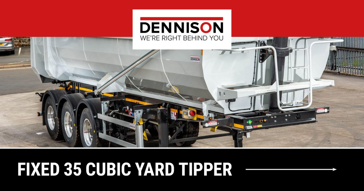 DennisonTrailer's tweet photo. Feature Friday: Fixed 35 Cubic Yard Tipper
This aluminium straight-frame tipper is perfect for heavy loads like asphalt and aggregate. Its aluminium body features traditional ribbing and plank sides, reducing drag and simplifying cleaning and signwriting.
#WereRightBehindYou https://t.co/Xm7hiCPeQz