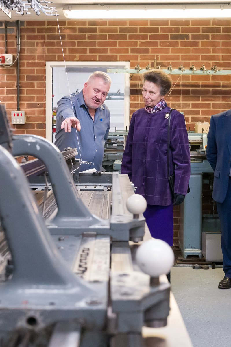 Reg' - Head Mechanic - demonstrates how various types of knitting machinery produce our unique fine lacy patterns...
.
#ghhurt #nottingham #madeinnottingham #babyshawl #babygifts #giftsforbaby #luxuryknitwear