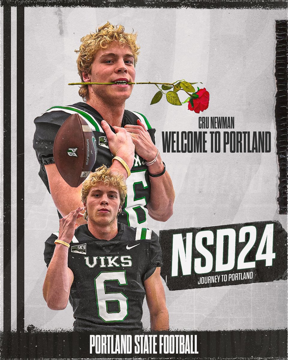 Welcome to Portland State, Cru Newman! #GoViks
