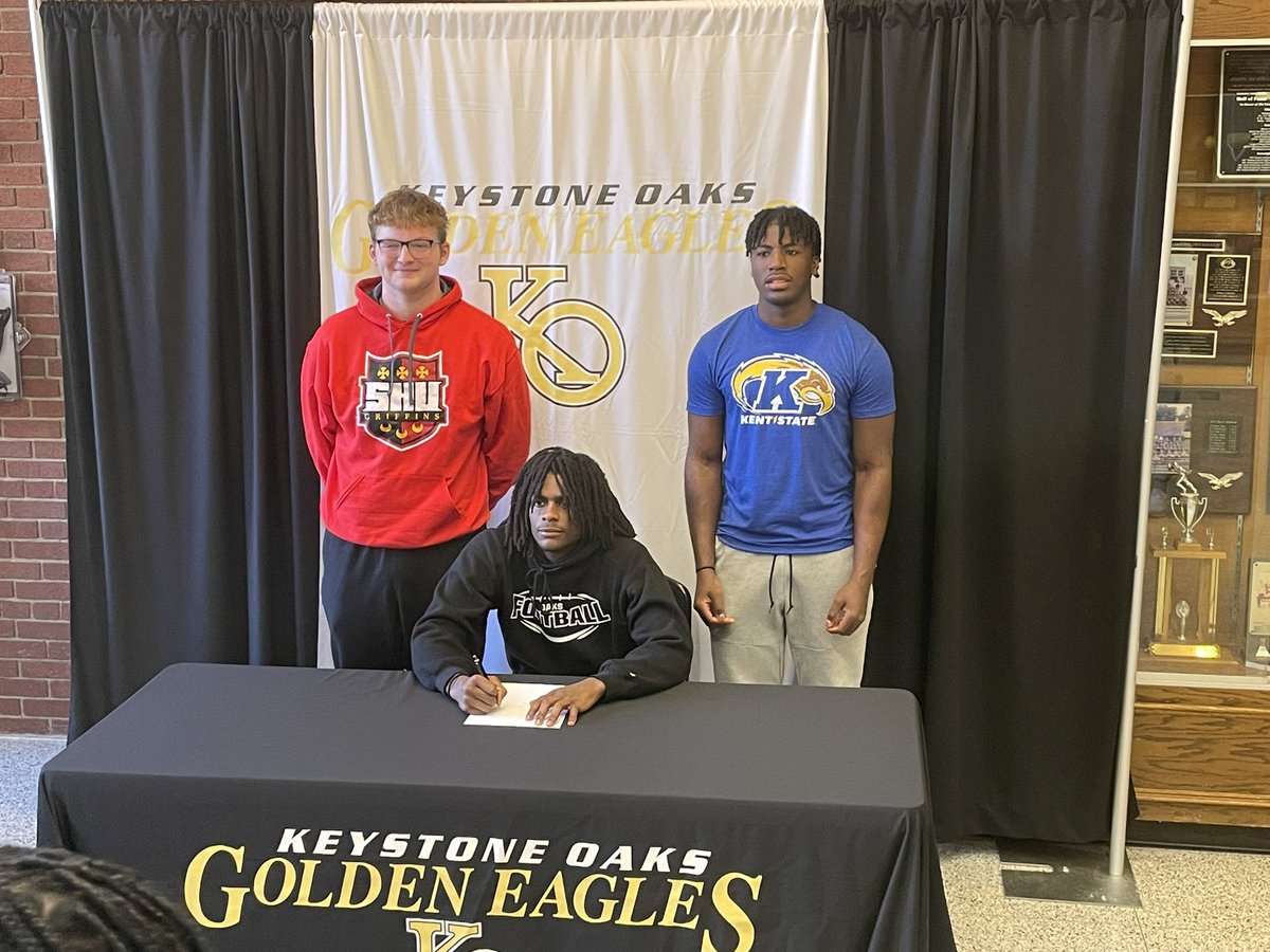 Good luck to Clinton Robinson attending Kent State, Anthony Stribling and Ryan Hazlett attending Seton  Hill