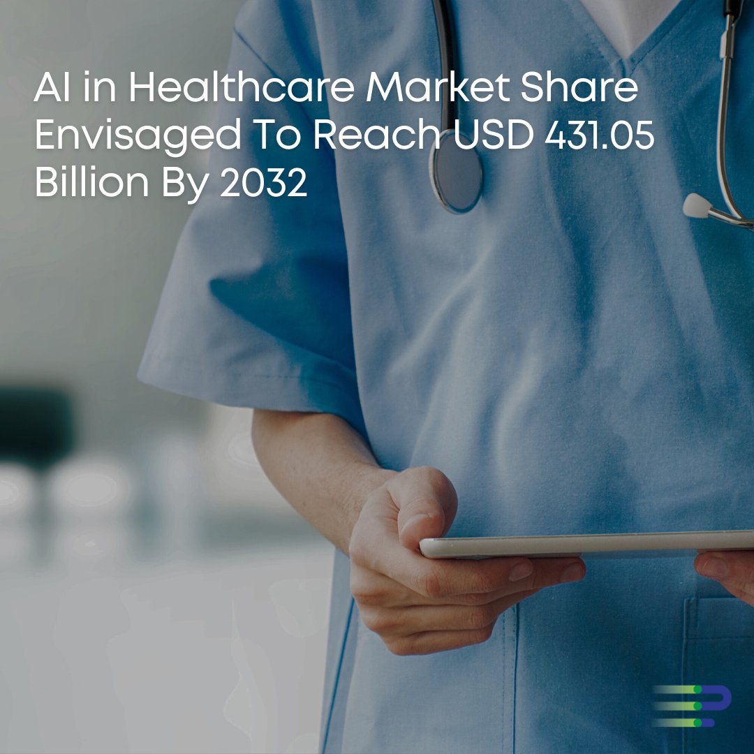 Predictmedix's tweet photo. The global AI In Healthcare Market size and share is currently valued at USD 23.42 billion in 2023. 

Read more here: https://t.co/JeLNUyGG03 https://t.co/xNSSXCB0VY
