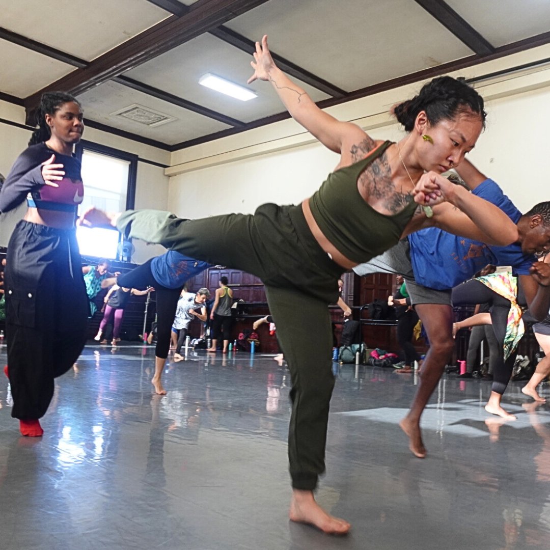 We had so much fun this past weekend at Jean's Haitian Folkloric Dance class!  Want to join us this week?  Register now at on our website and join in the fun!