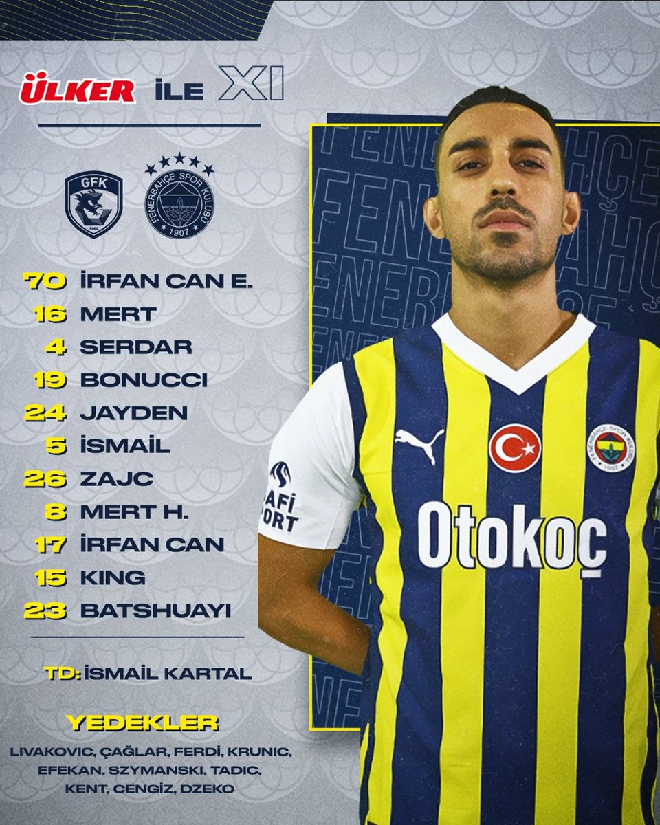 AlesSubic's tweet photo. @ZajcMiha1 prvič po 12. novembru lani na zelenici za @Fenerbahce, ki v osmini finala turškega pokala gostuje pri @GaziantepFK 

⌚️ 18:45
📺 @Sport_Klub_Slo HD https://t.co/fvRIr9S2hq