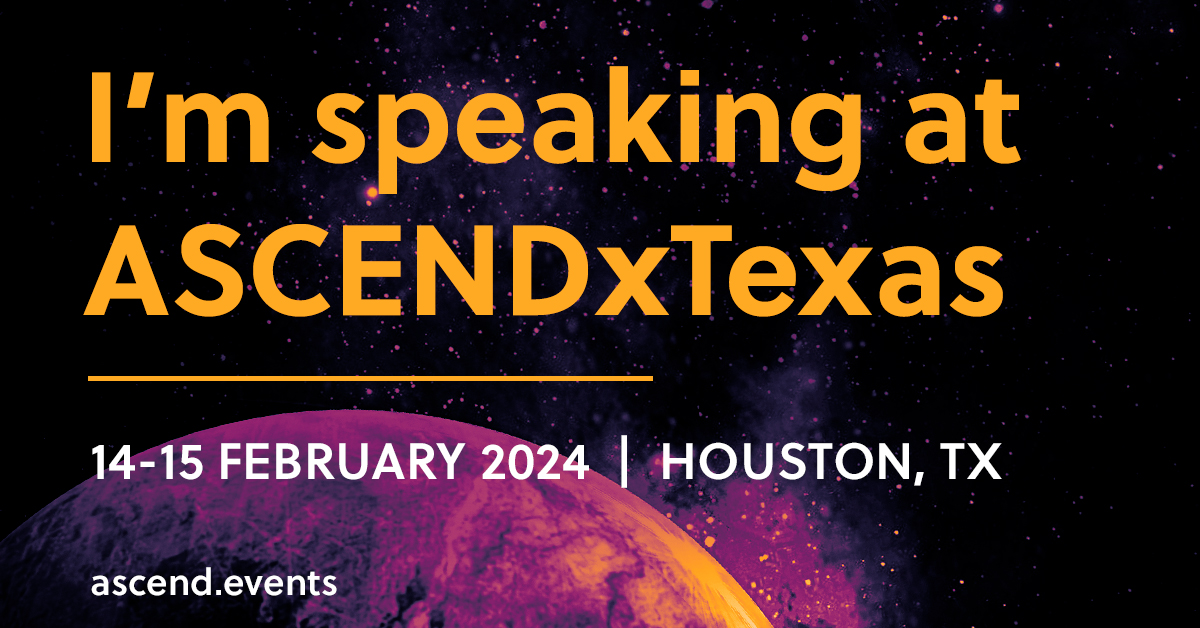 👀 ICYMI: If you're attending or speaking at 2024 ASCENDxTexas next week we've created some assets to help you promote your participation. View the full list of assets: bit.ly/3SOAUpl Need to register? bit.ly/3wifAja #AIAA #ascendspace