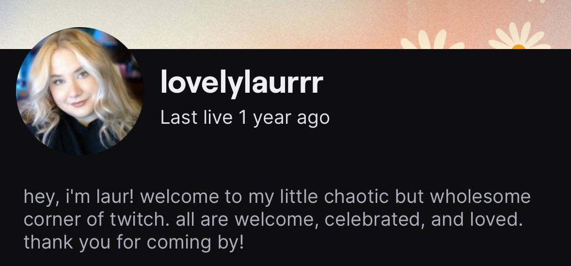 new name, who’s this? 🥹 

(rip everyone calling me laurt)