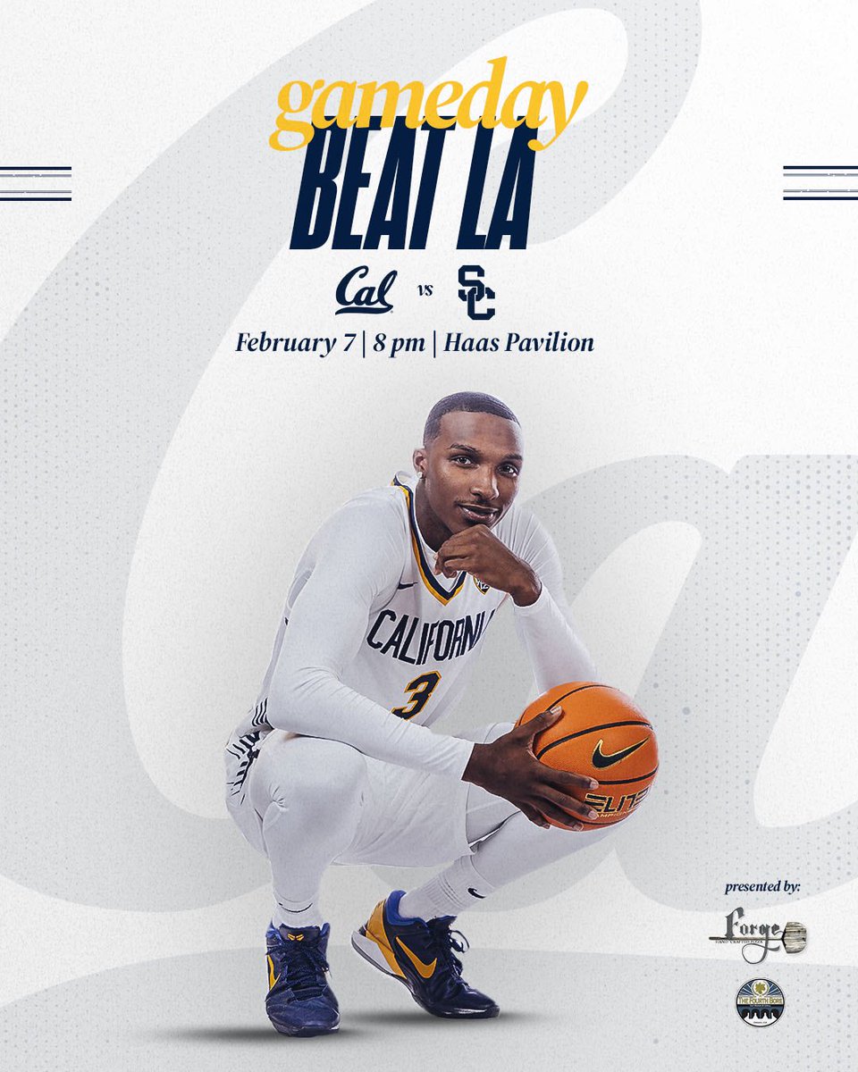 CalMBBall's tweet photo. 𝗕𝗘𝗔𝗧 𝗟𝗔.

ℹ️ » https://t.co/f1LCXMYBt0

#GoBears https://t.co/4DpfwxdLg5