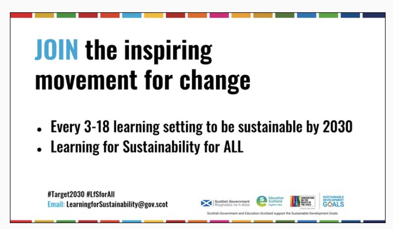 Fantastic couple of days with the @EdScotLfS team and other Learning for Sustainability Peer Mentors. Lovely to meet everybody and looking forward to working with a North Ayrshire school before Easter. @NAC_STEM @CassellsAngela #Target2030 #LfSforAll