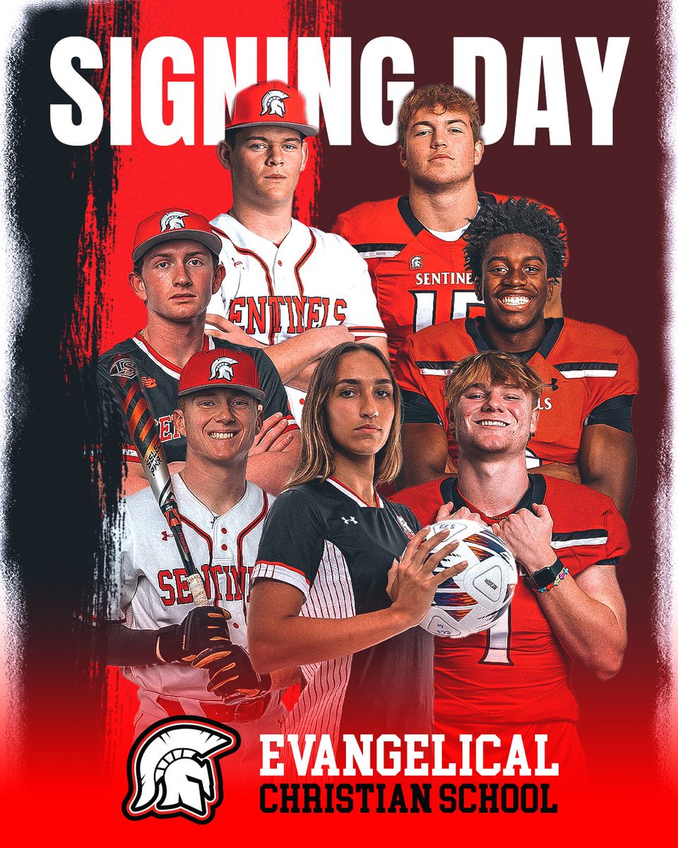 Congratulations to all of out Student-Athletes taking the next step in their Academic and Athletic Careers today! #SigningDay #PaintItRed