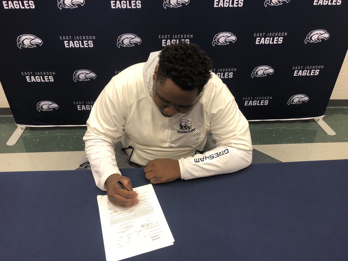 Cameron Pettus (@cameronpettus) on Twitter photo Congrats to Tyquese Gresham <a href="/Tyquese50/">Tyquese”JR”Gresham⭐️</a> as he signed his Nation Letter of Intent to play at <a href="/UNCP_Football/">UNCP Braves Football</a> So excited for him and his family! 💯🦅🏈 We will be hosting the celebration party for players, friends and families on March 13th. #GoEagles Congrats to Tyquese Gresham <a href="/Tyquese50/">Tyquese”JR”Gresham⭐️</a> as he signed his Nation Letter of Intent to play at <a href="/UNCP_Football/">UNCP Braves Football</a> So excited for him and his family! 💯🦅🏈 We will be hosting the celebration party for players, friends and families on March 13th. #GoEagles