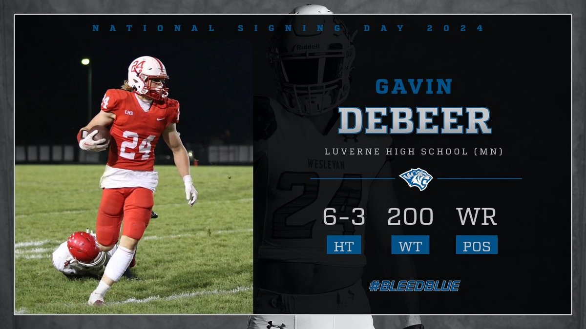This guy is a big-time playmaker from MN!

<a href="/debeer_gavin15/">Gavin DeBeer</a> was a 3-sport athlete during high school and was also named to the All-District team his senior year of football 

#bleedblue