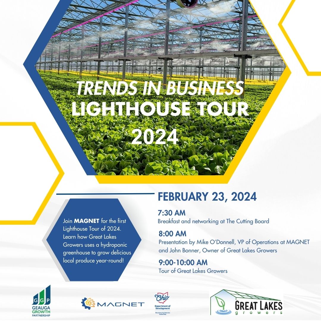 Introducing “Trends in Business,” a new, cutting-edge series by GGP that opens doors to connect with industry leaders driving innovation! Join GGP with <a href="/MAGNETOhio/">MAGNET</a> at Great Lakes Growers.   Find out more and registration details. Space is limited: geaugagrowthpartnership.com/event/trends-i…