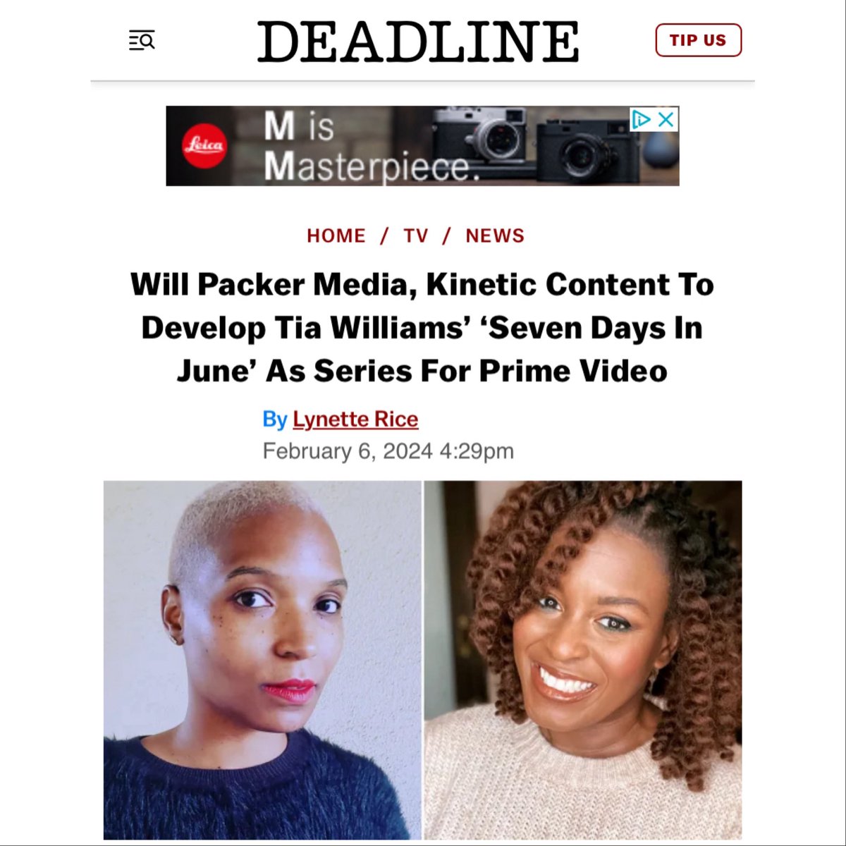 Tia Williams tweet media