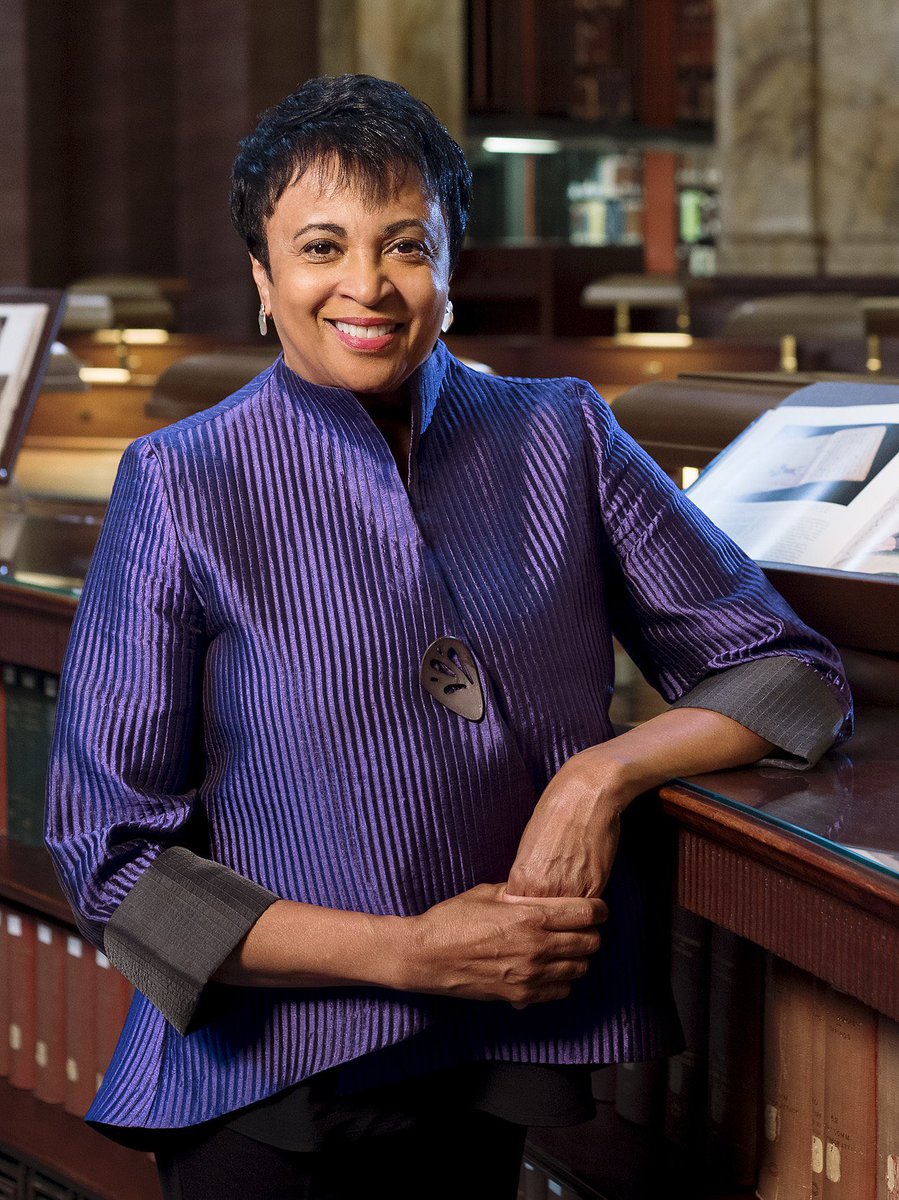 MsKDD72's tweet photo. This is Carla Hayden the 14th librarian of Congress. She is the first woman and African American to serve in this position in our nation’s history. 

She is Black history. https://t.co/rVnfl6CLlE