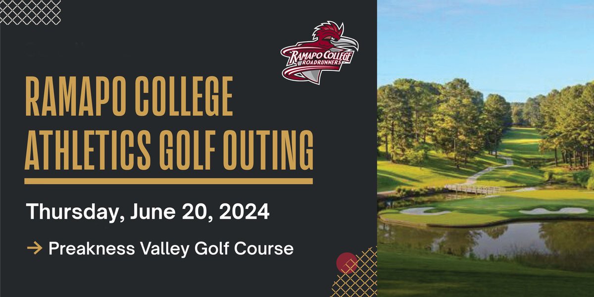 Join us at on June 20th! Get your tickets today before we sell out. ⛳️ ramapoathletics.com/golf
