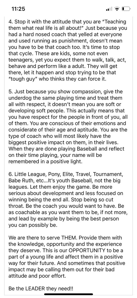 kakbennett's tweet photo. Yes!!! This! For all youth coaches in all sports…build passion, develop all athletes, encourage fun, teach life lessons! https://t.co/gBUd0Dq8H4