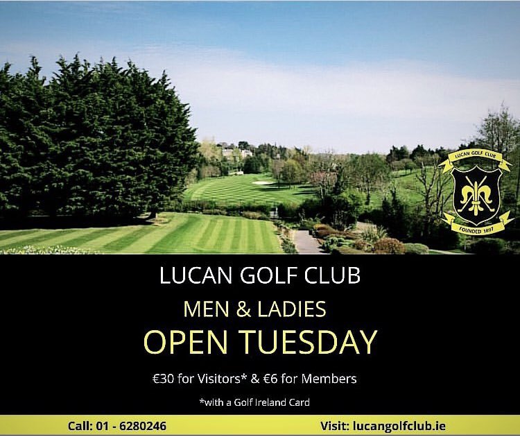 LucanGolfClub's tweet photo. Delighted to announce the return of our Open Series commencing next Tuesday, 13th February and then every Tuesday.
Ladies & Gents Singles Stableford
⛳️ Visitors €30
⛳ Guests €20
⛳️ Members €6
Book now ☎️ 01 628 0246
or
https://t.co/Sf1bfP3g1S
#opensingles #opencomp https://t.co/EzooasIWWx