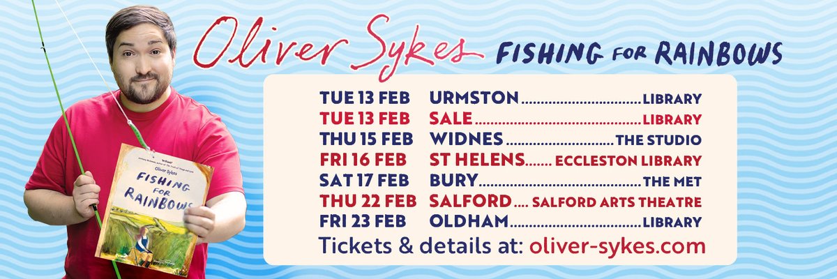 Fishing For Rainbows!🌈🎣 From @Oli_Sykes89 Tickets for our half term theatre! 👇🎟️ Thursday 15 Feb 2pm suitable for 5+ eventbrite.co.uk/e/fishing-for-… The show follows 12-year-old Kezia, and her boisterous twin brothers, Duke and Danior, who too are growing up in a single parent family