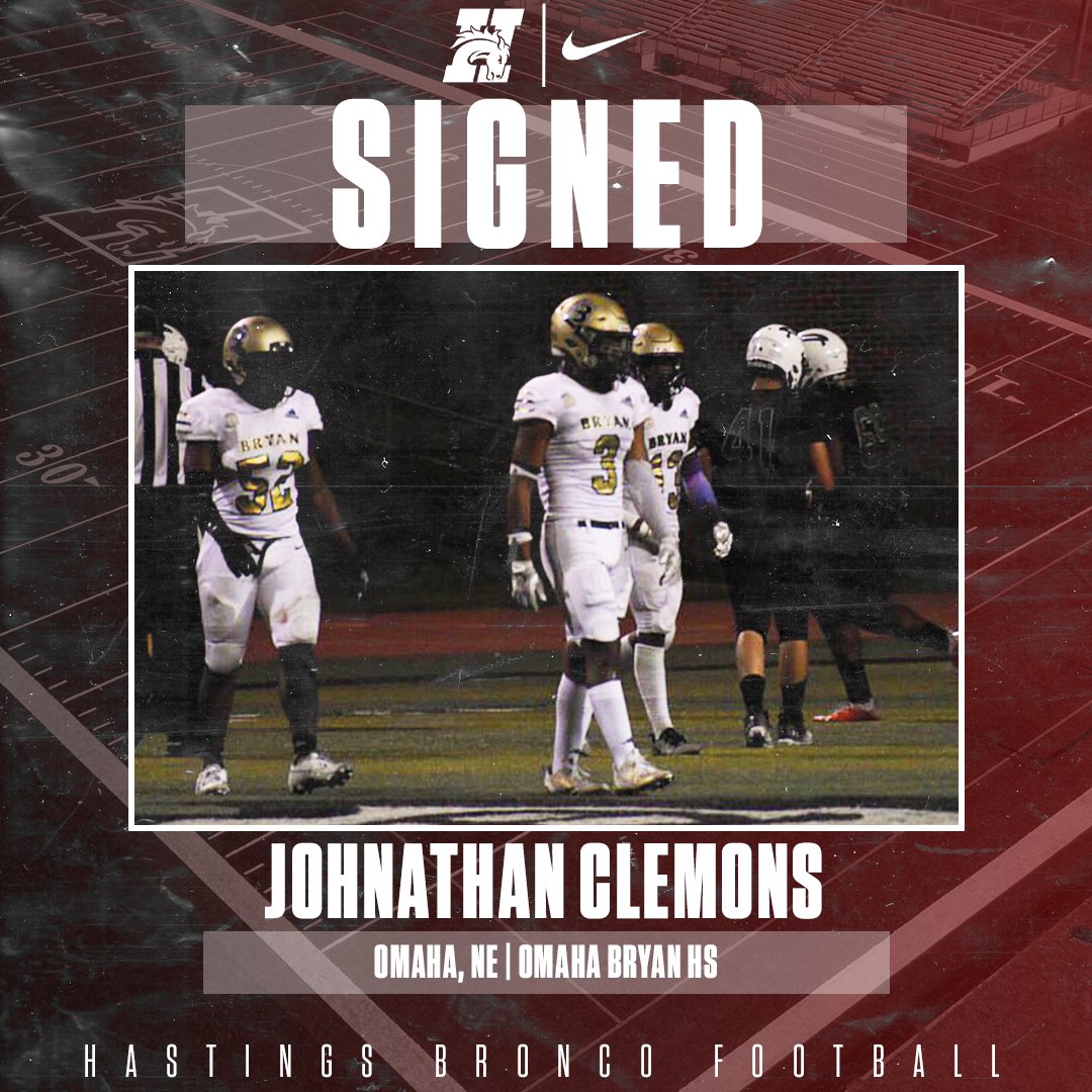 🚨SIGNED🚨
Coming from Omaha, welcome to Hastings College Johnathan!
#GDTBAB | #BrickandMortar