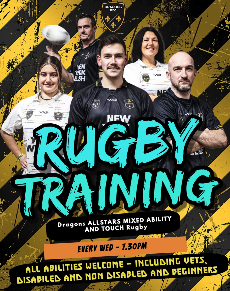 Training tonight is shifted to Rodney Parade. We are prepping for our match against the mighty Port Talbot Panthers on the 18th Feb! 7.30 start - See you down the Rodders!👊