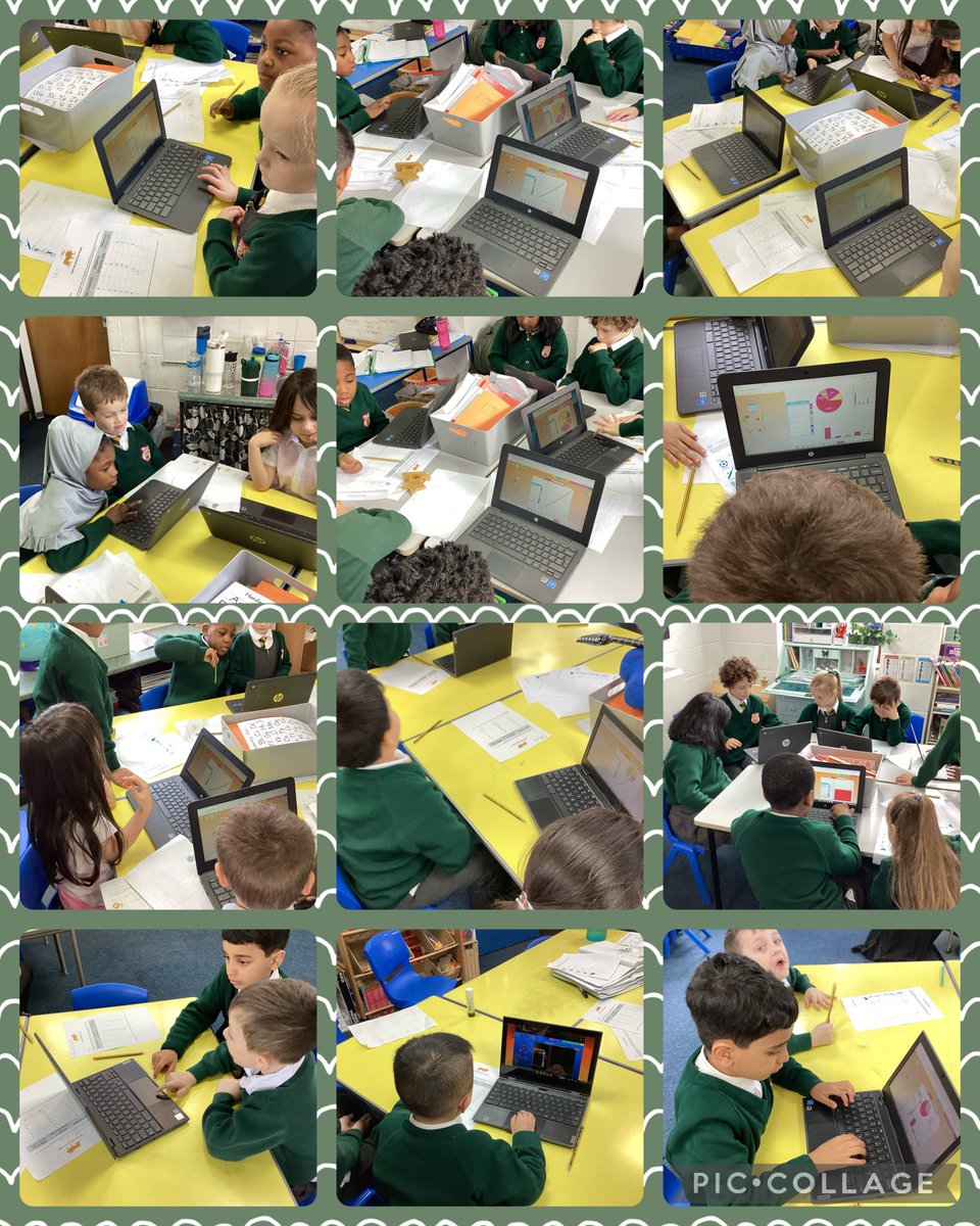 Today we have been investigating ways in which data can be used to answer a question. We used bar graphs, pie charts and and line graphs to input data collected in class. #SMAComputing @StMargarets_