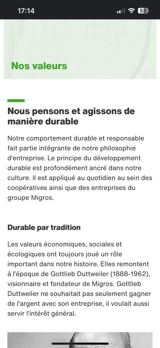 mitagor's tweet photo. @migros franchement, vous vous fichez du monde ?! A) Des valeurs, une stratégie et des lignes directrices où le développement durable est partout. B) Des asperges mexicaines et péruviennes le 7.2 à Zermatt.
Ce faisant, vous êtes tout sauf une entreprise responsable. Pitoyable. https://t.co/wH569nxivD
