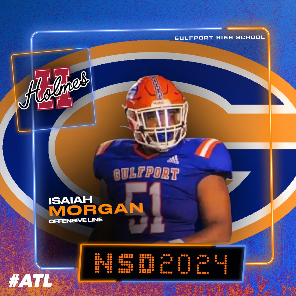 🚨 Locked in!🔒🚨

@IsaiahJM51 has signed with @HolmesccFB !

#NextLevelAdmirals | #ATL ⚓️⛓️🔵🟠