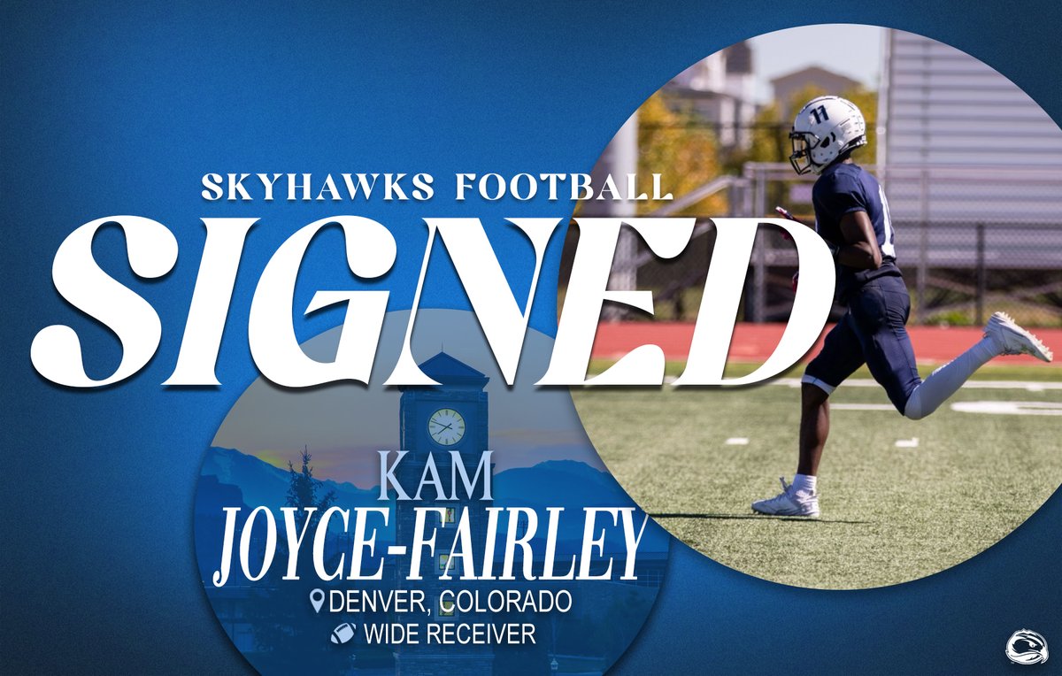 Welcome to the 𝙎𝙆𝙔𝙃𝘼𝙒𝙆𝙎 𝙁𝘼𝙈𝙄𝙇𝙔, Kamrin Joyce-Fairley!💙💛

#ToTheTop