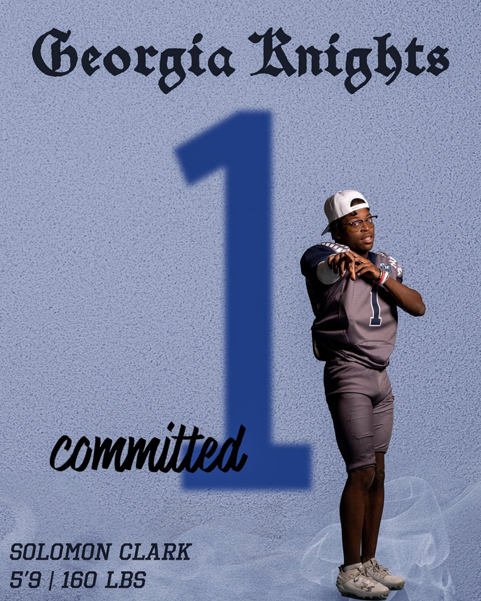 GeorgiaKnightsC's tweet photo. Solomon Clark
 @SolomonClark18 

Position
Wide Receiver
School
Loganville High School
Hometown
Loganville, Ga https://t.co/pm7SwliMj3