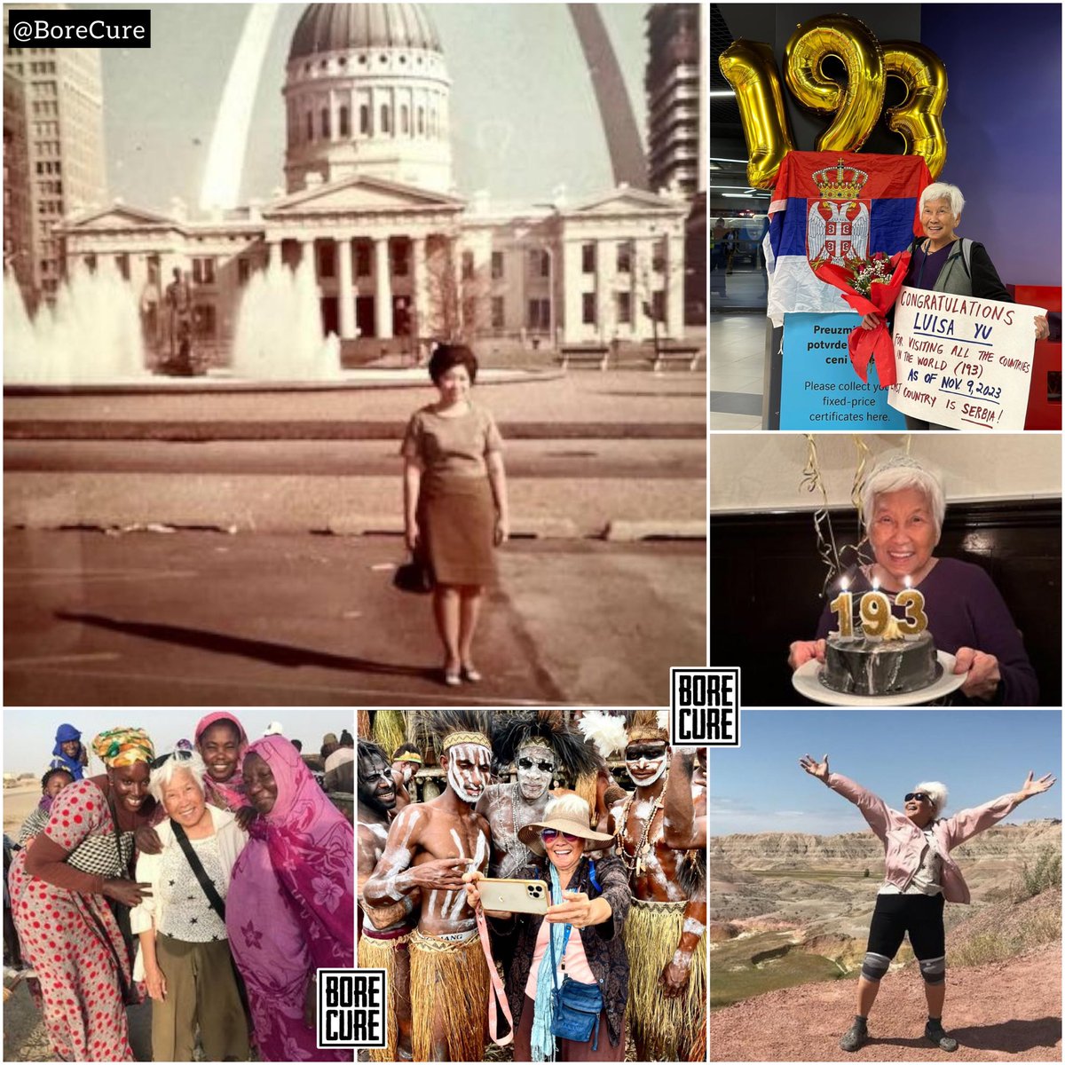 <a href="/DailyLoud/">Daily Loud</a> Context/Details:

Luisa Yu, a 79-year-old woman, has fulfilled her lifelong dream of traveling to every country in the world, a journey that began when she was just a young girl in the Philippines.

Inspired by the scenic backdrops she saw in movies, Yu aspired to see the world’s