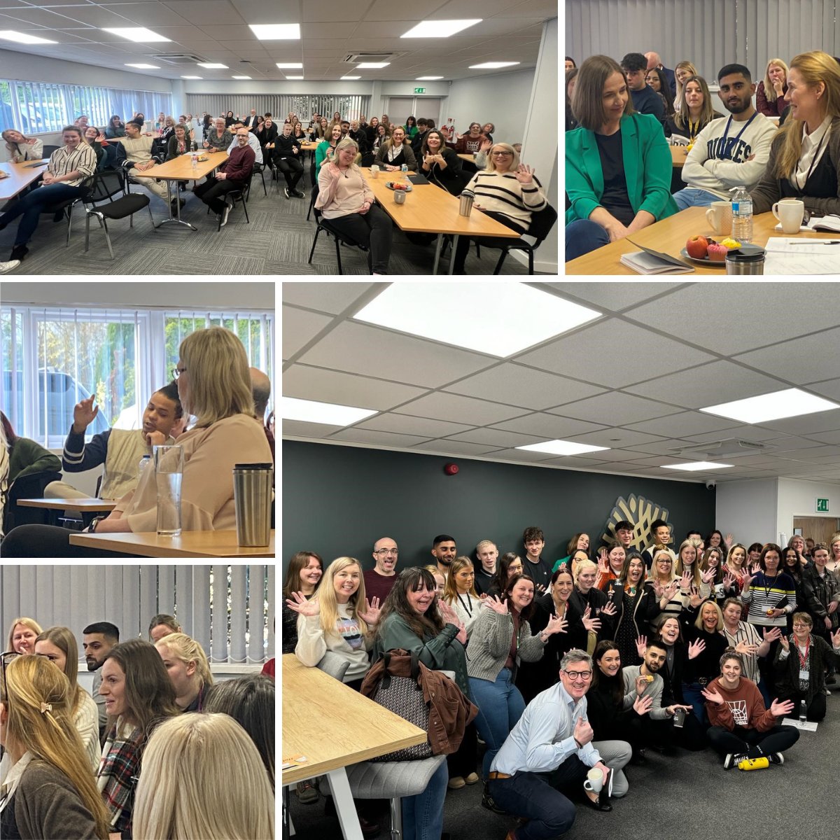 Today was our quarterly 'Communicake' session with staff across the business where we talked about KPIs, goals for the year, honesty, authenticity, integrity and 'love'...and of course ate cake. Afterwards staff said they felt positive, connected, inspired, content and valued 🤗