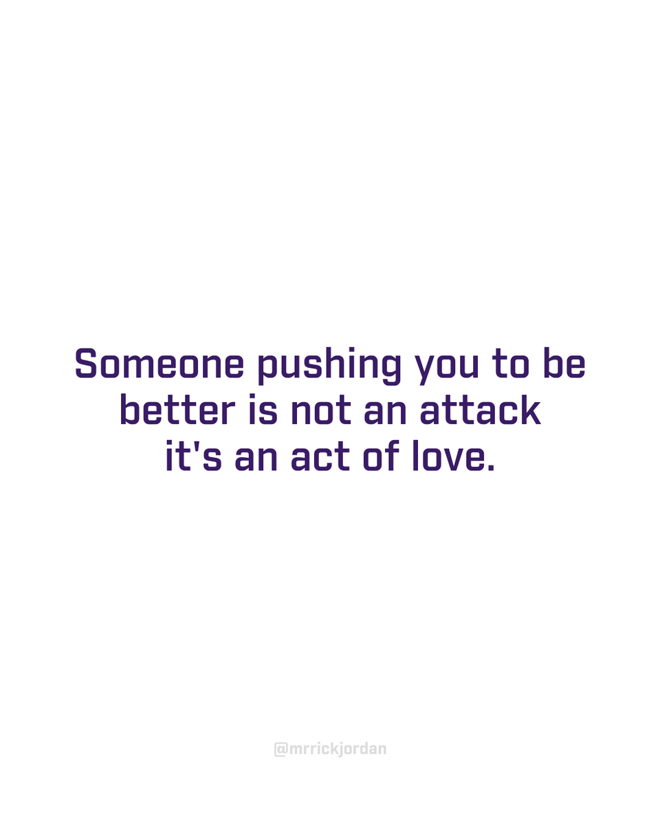 mrrickjordan's tweet photo. Remember, when someone pushes you to be better, it's not an attack – it's an act of love. Embrace those who challenge you to grow; they're the ones who truly care about your success.
#GrowthThroughLove #PushedToBeBetter #AllInWithRickJordan https://t.co/8JwmO5SDq2