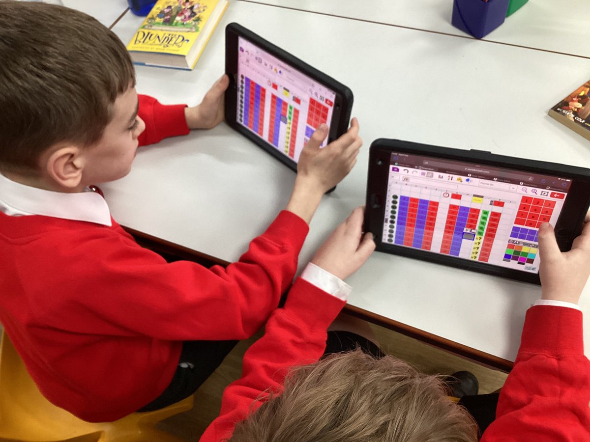 class4aspull's tweet image. In computing, we have been exploring formulas in a spreadsheet to play a maths game. We then tried to adapt our own by adding new features such as a timer #acpsComputing