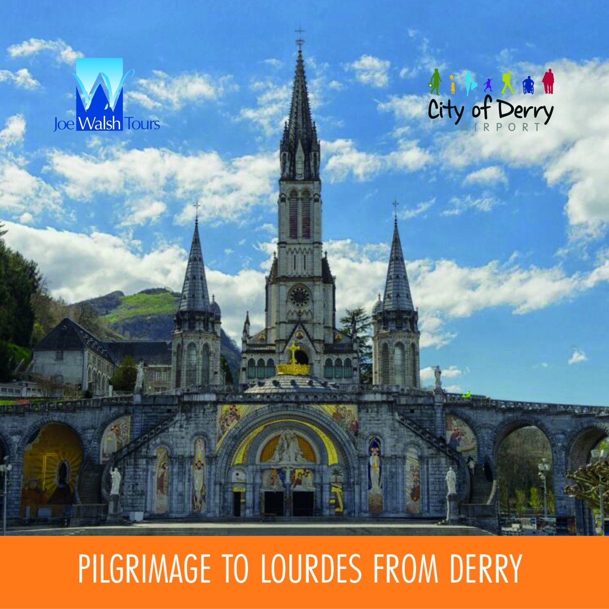 ⛪LOURDES 2024⛪ Following a hugely successful 2023 programme, we are thrilled to announce that we will be partnering with @joewalshtours once again to offer pilgrimages to #Lourdes for Summer 2024. Find out more.👉shorturl.at/krwW0 #CityofDerryAirport #JoeWalshTours