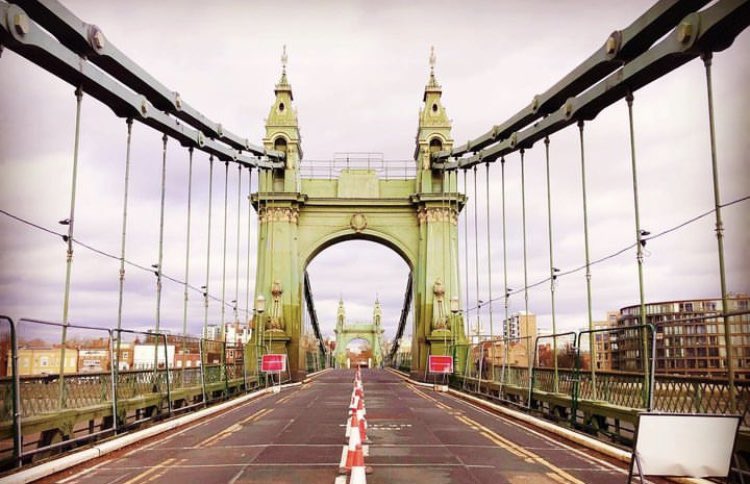 No more delivery riders running over old ladies on the footways! Hammersmith Bridge will re-open to cyclists, cargo bikes and e-scooters from Tuesday 13 February! Whoop whoop! lbhf.gov.uk/news/2024/02/t…