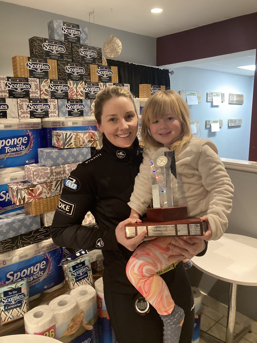 On National Women &amp; Girls in Sport Day, I eagerly anticipate the moment when my daughter can inscribe her name on this trophy alongside her mother’s remarkable achievement of winning 8 consecutive PEI Scottie’s Championships. #NGWSD2024