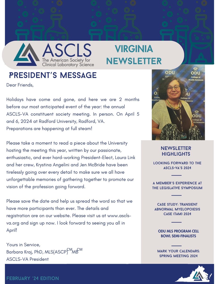 ASCLS Virginia tweet media