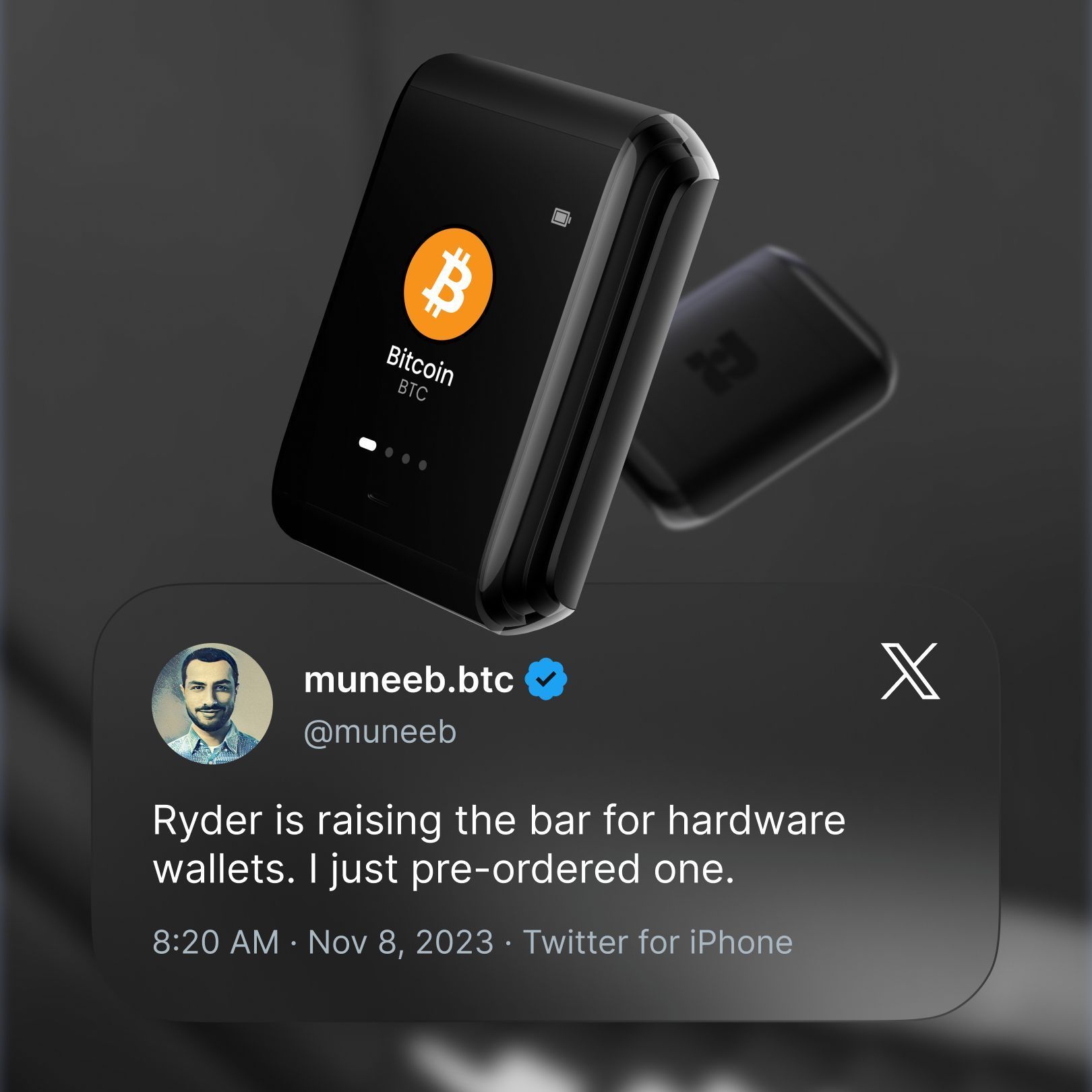 Ryder One: Secure Wallet, Strong Device, Simple Transactions