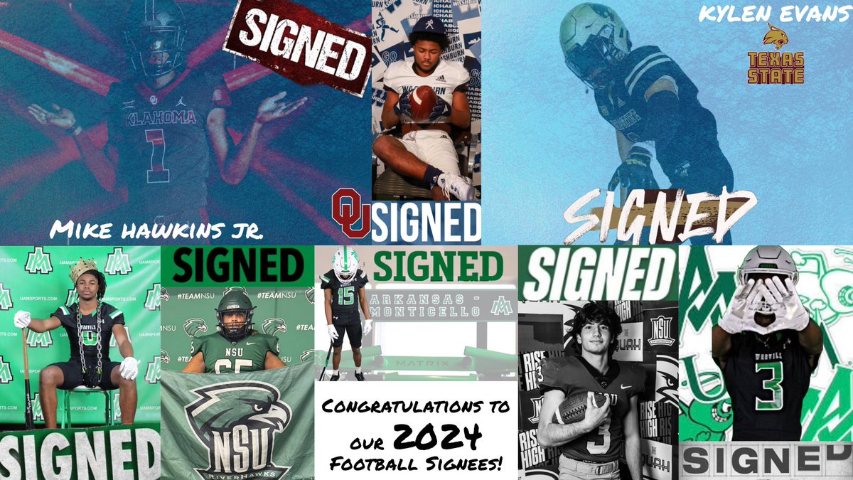 Congratulations To Our Young Men Blessed with The Opportunity to Go On and Play College Football <a href="/EHSMavsFB/">EmersonFB</a> #MavsRecruited
